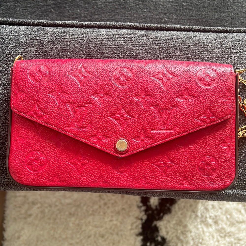 Louis Vuitton red crossbody